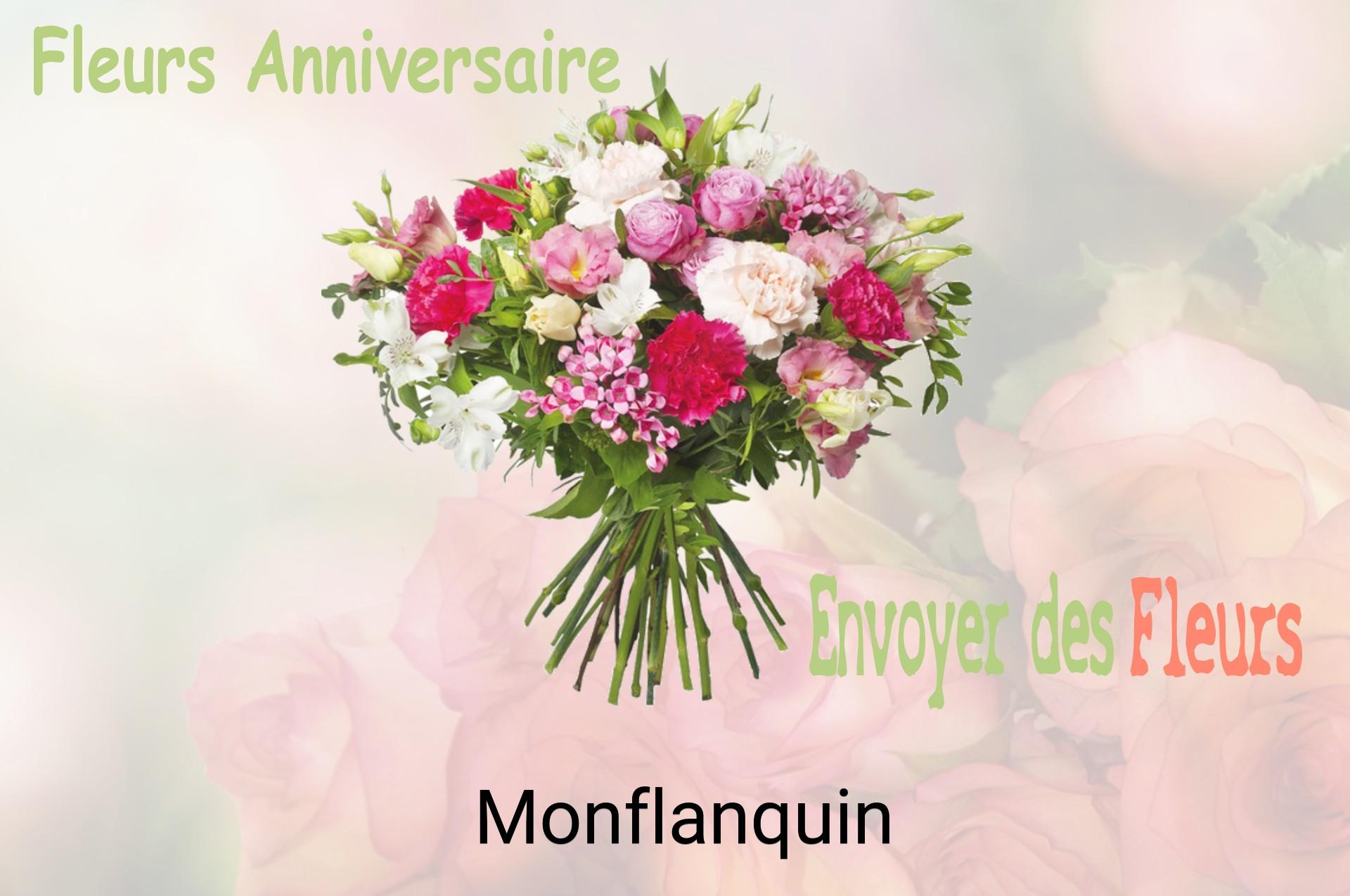 Bouquet de fleurs d’anniversaire livré à Monflanquin